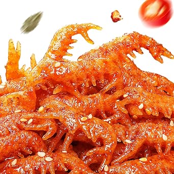 Spicy Strips Latiao,6 Packs Chinese Delicious Spicy Snacks With Vitamin C,1.9oz Per Pack(latiao-C)