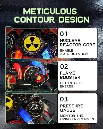 Miniatura 5 de ROKR Kits de construcción de metal para adultos, kits de manualidades de modelos de plástico, rompecabezas de metal 3D para adultos y niños, juego