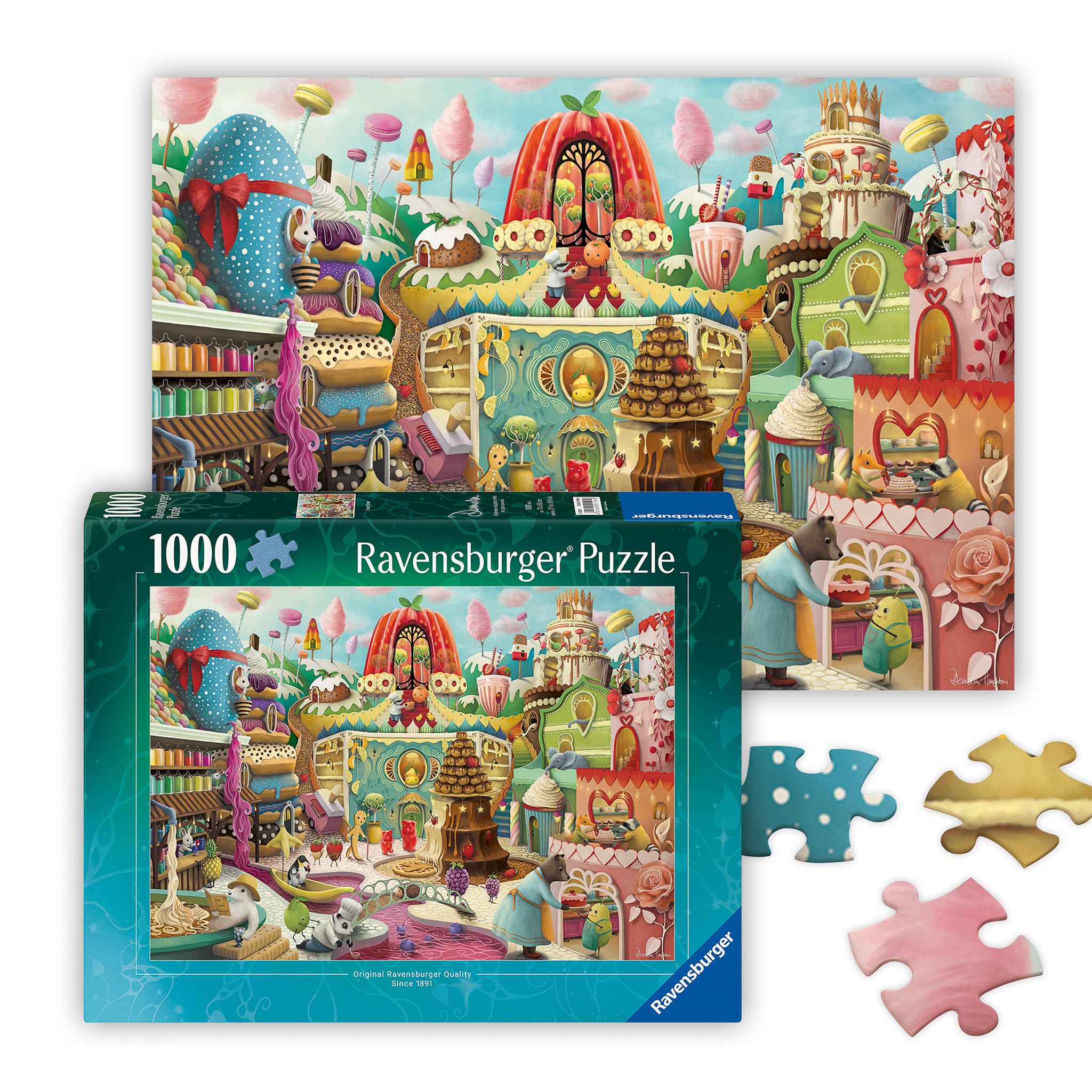Ravensburger Sweet Street 1000 piece Jigsaw Puzzle for Adults and Kids Age 12 and Up