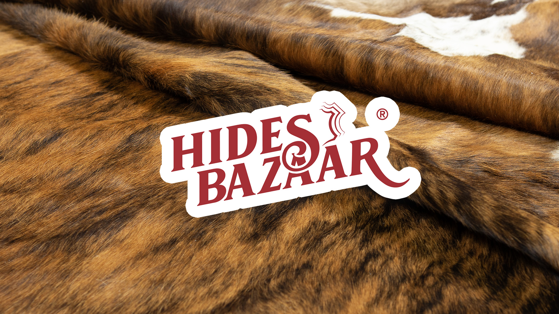 Tapete de Cuero Natural 5x7 ft Brindle miniatura 7
