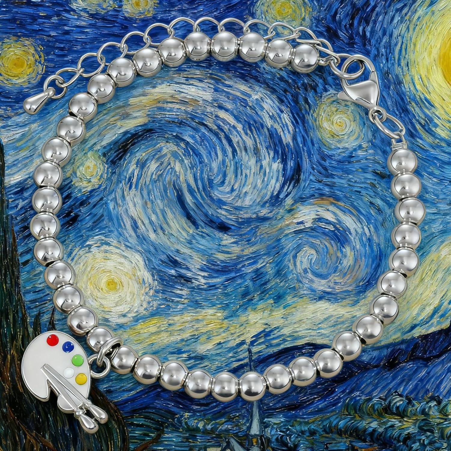 HUTIMY Gifts for Artists Women Teenagers Who Draw Artistic Painters Jewelry Art Teacher Bracelet - Image 2