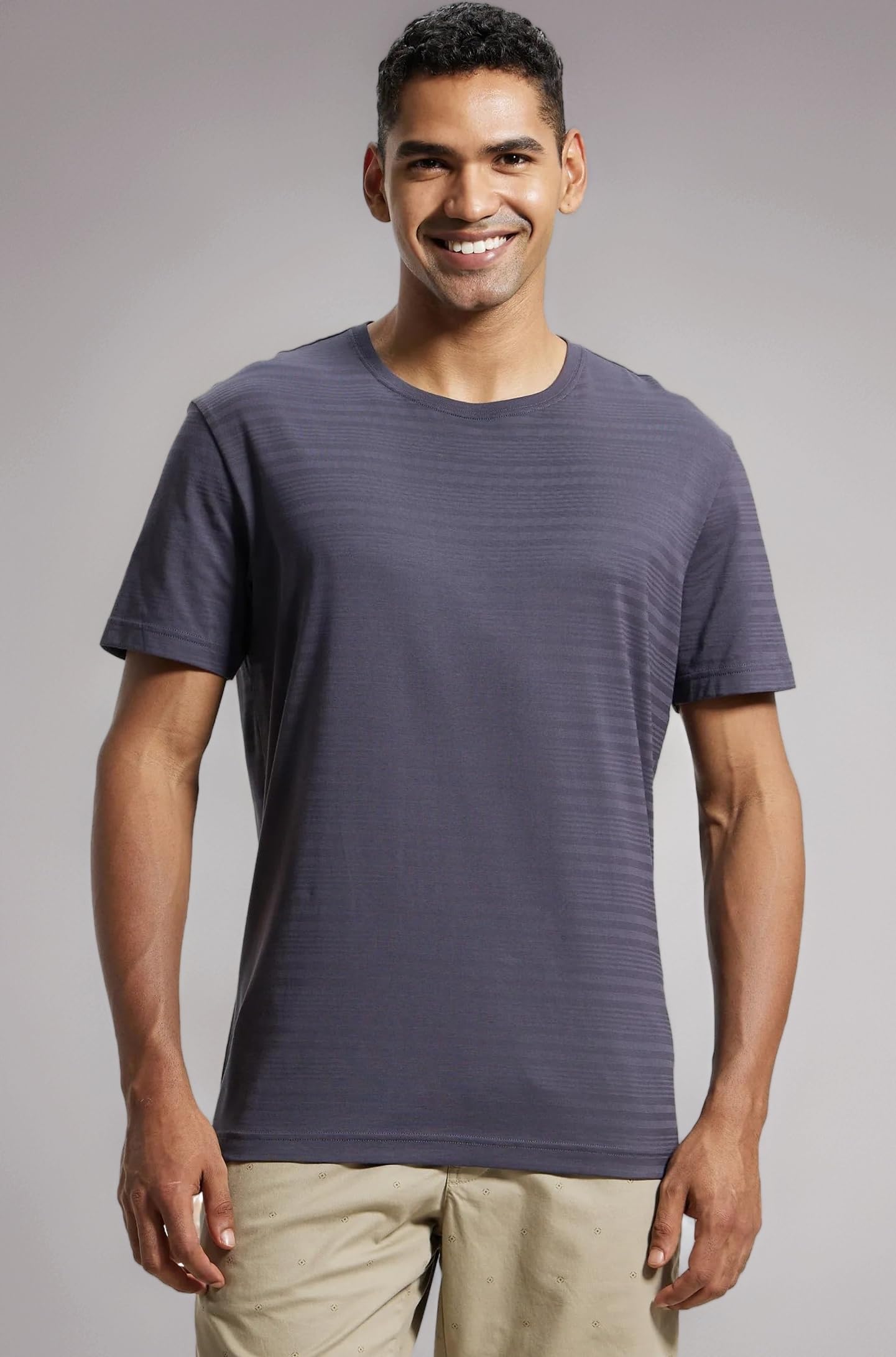 Jockey IM21 Men's Super Combed Supima Cotton Solid Round Neck Half Sleeve T-Shirt