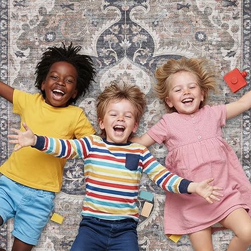 Miniatura 10 de ReaLife Rugs Alfombra Pasillo Lavable a Máquina - Sala de Estar Dormitorio Baño Cocina Entrada Oficina - Acolchada Pelo Bajo Resistente a Manchas