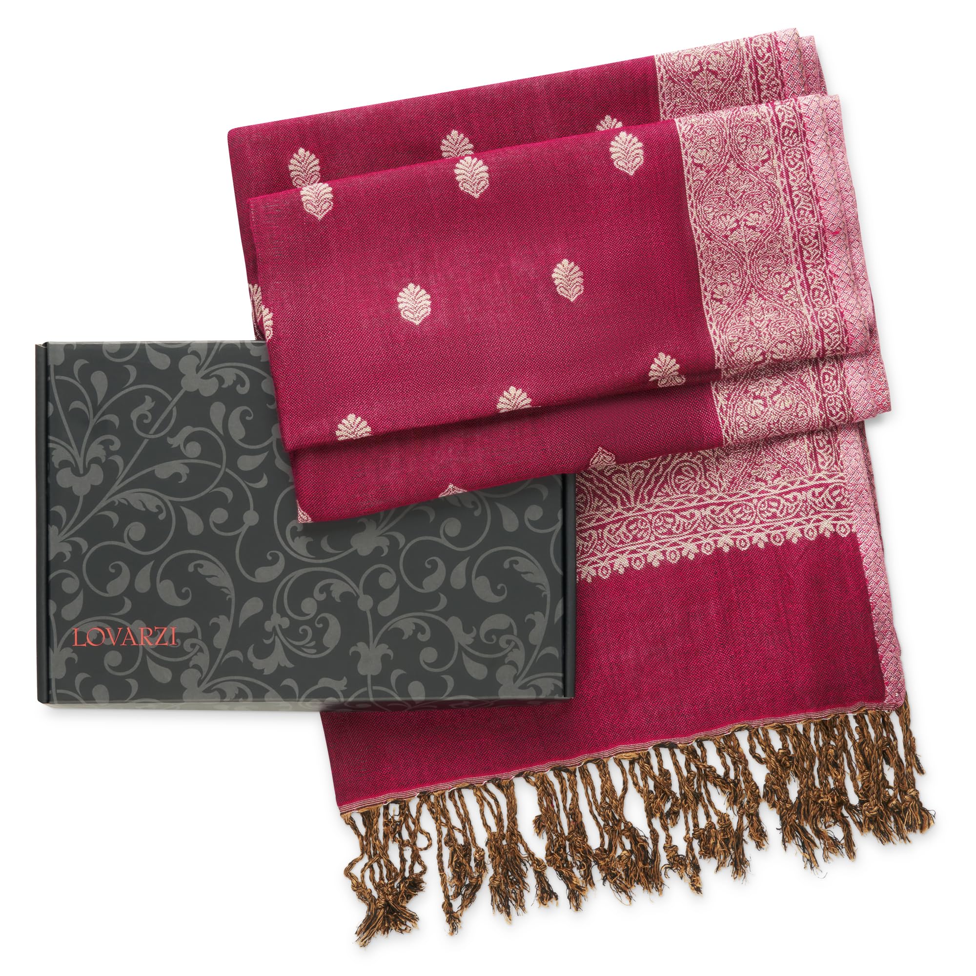 LOVARZIGift Boxed Women's Scarf: Perfect Present for Stylish Women
