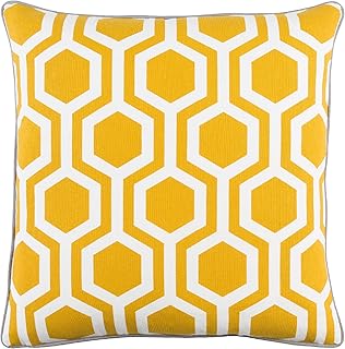 Mark&Day Pillows - Eendragt Saffron Decorative Throw Pillow Cover for Co...