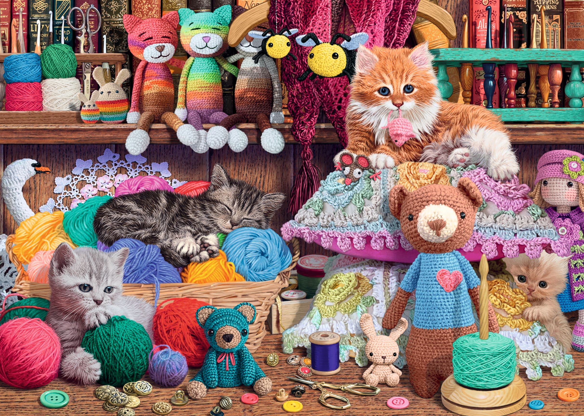 ラベンスバーガー 子猫とパズル 1000ピース 可愛いペット(猫)シリーズ Amazon | Ravensburger（ラベンスバーガー） ジグソーパズル 動物