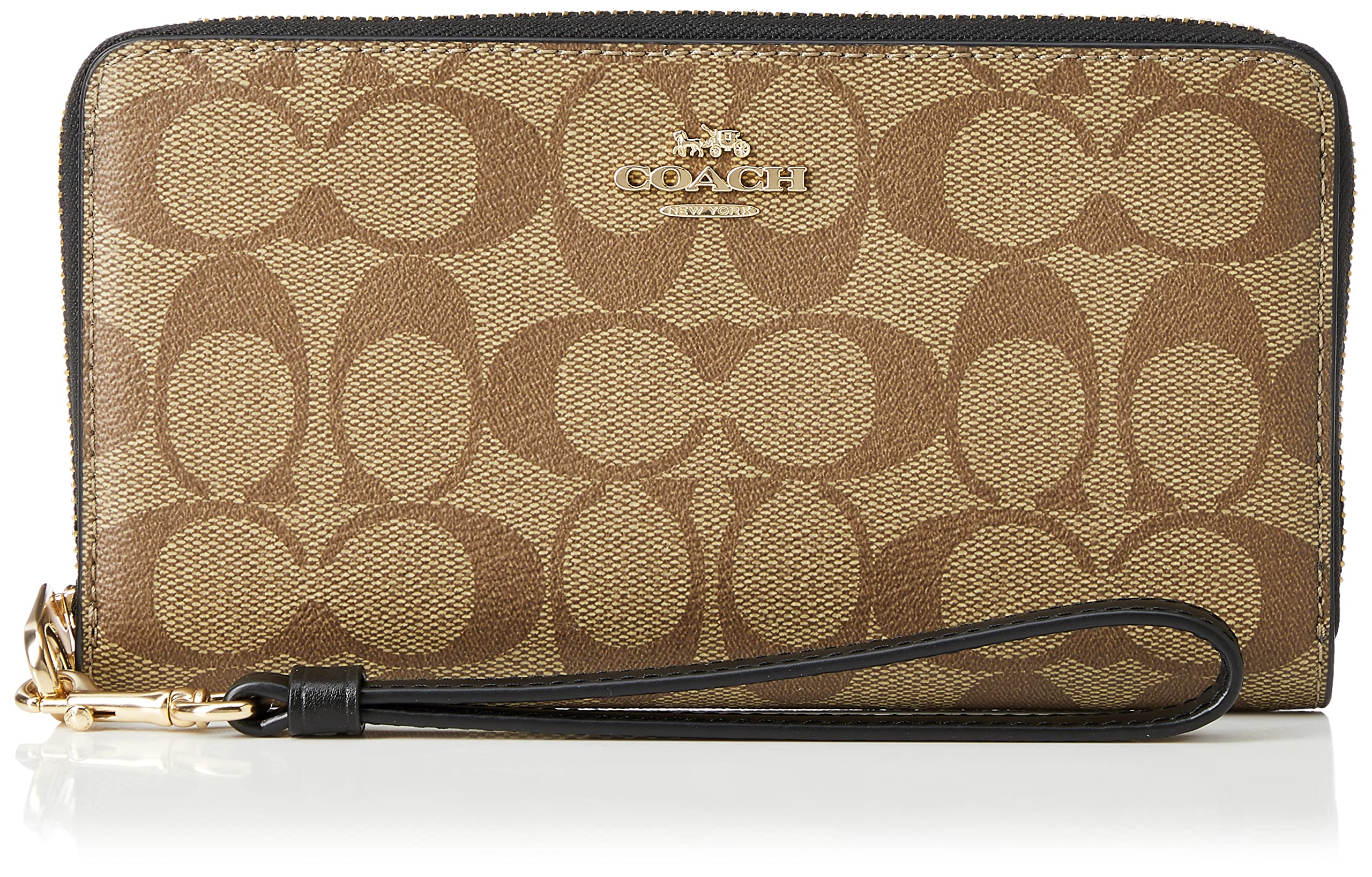 Amazon | [COACH] 長財布(ﾗｳﾝﾄﾞﾌｧｽﾅｰ) C4452-1 シグネチャー