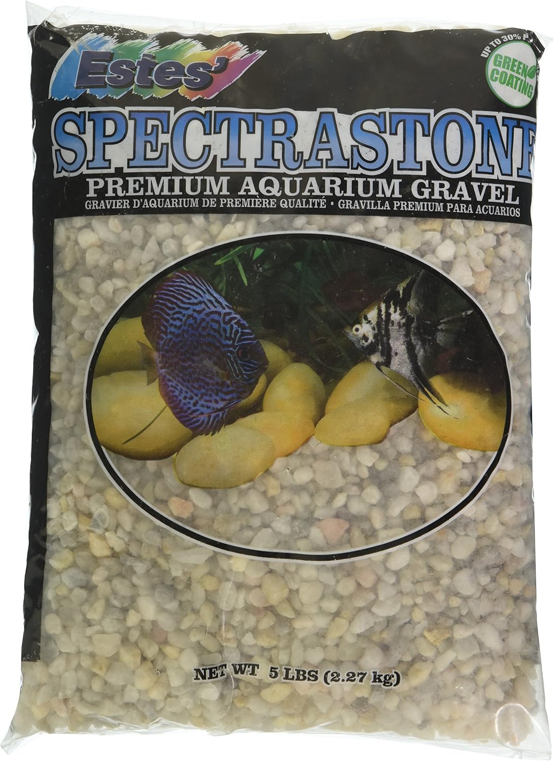 Estes Gravel Products AES50504 Este Natural Stones Grade4 for Aquarium, 5Pound