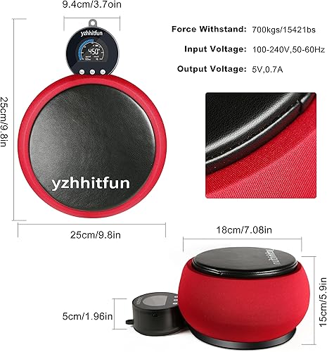 Miniatura 3 de YZHHITFUN Dispositivo de medición de fuerza de boxeo, máquina de boxeo montada en la pared