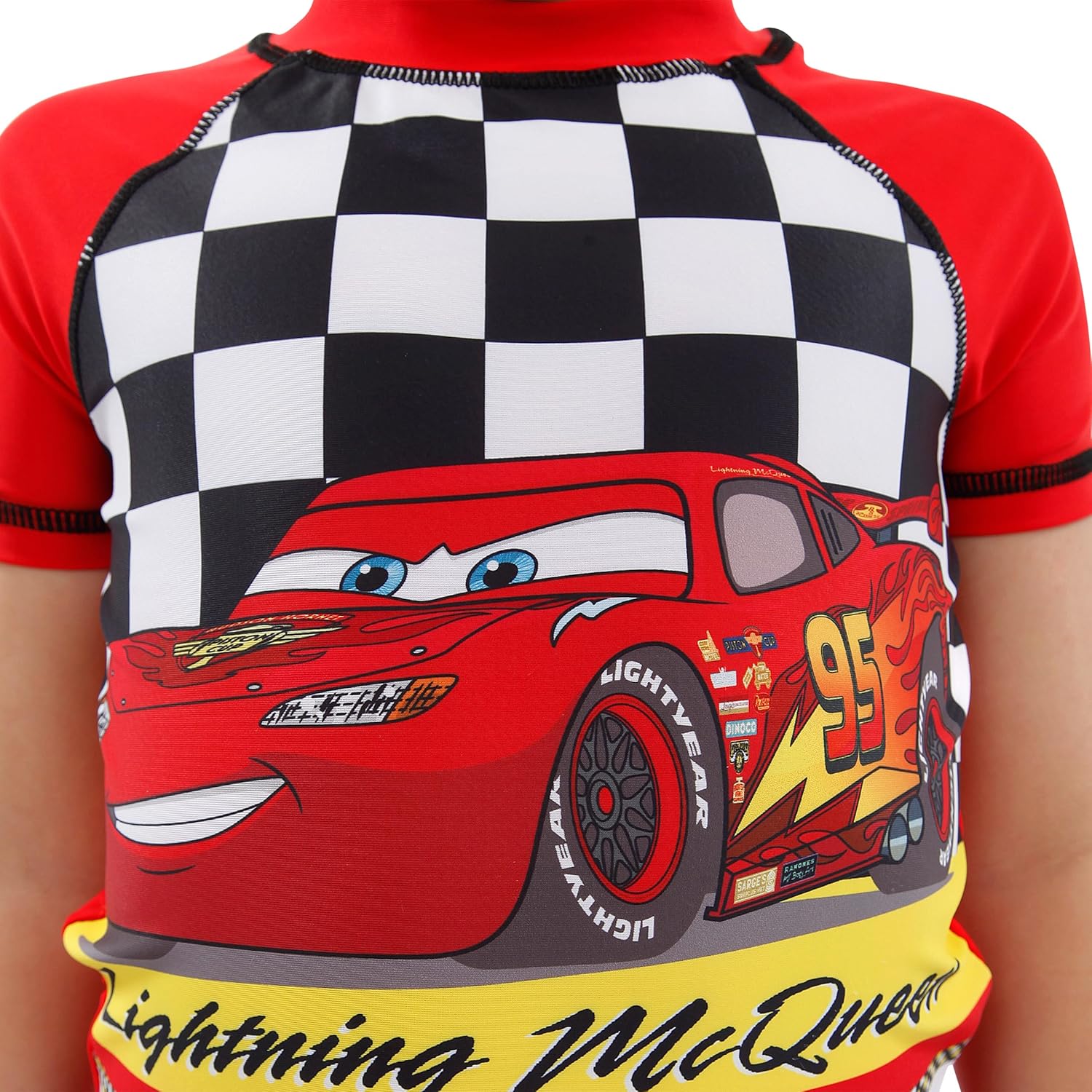 Disney Cars Boys' Lightning McQueen Two Piece Swim Set