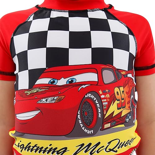 Miniatura 3 de Disney Cars Lightning McQueen - Traje de baño de dos piezas para niño