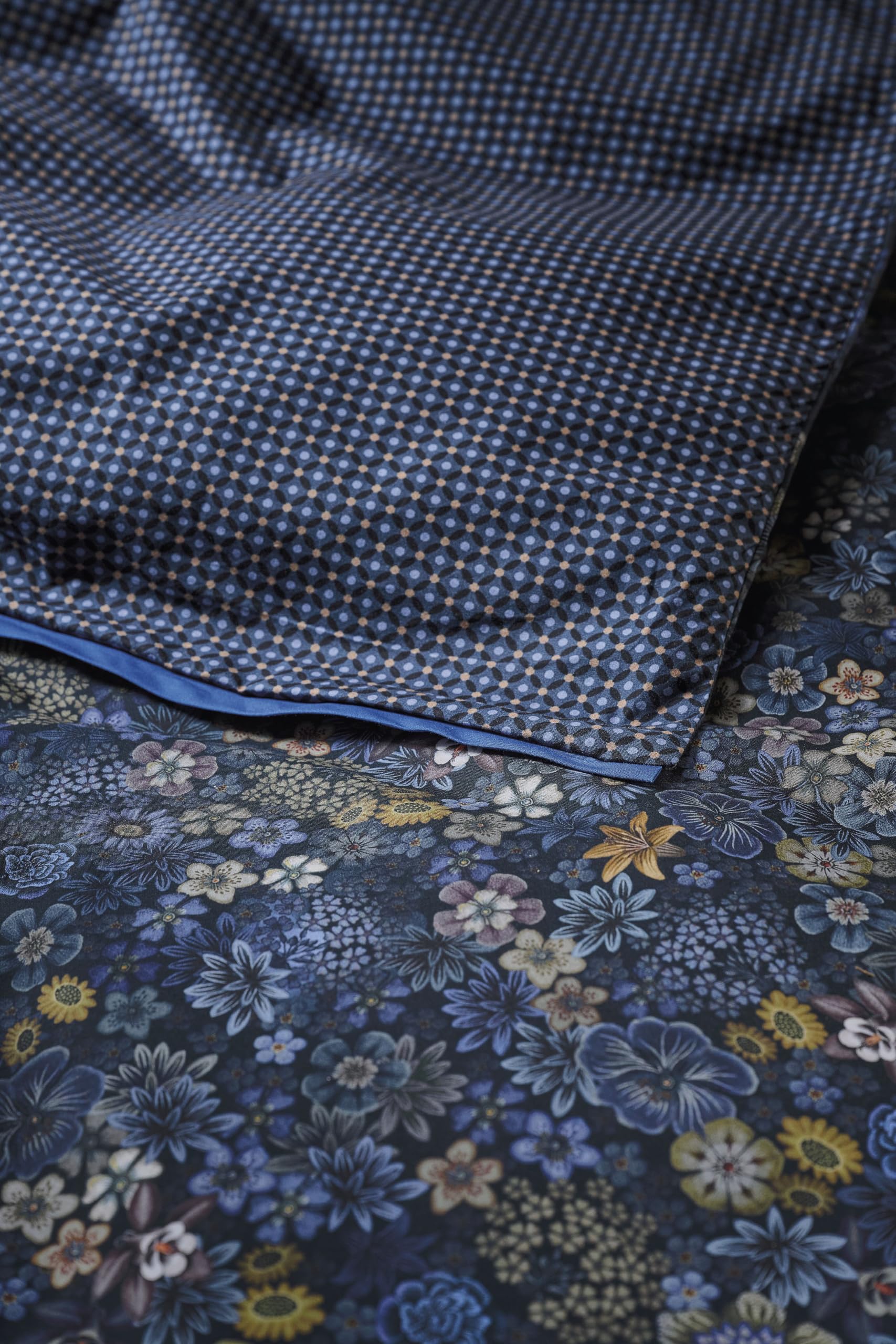 Pip Studio Bettbezug-Set Tutti i Fiori Dunkelblau 155x220cm