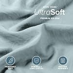 Bare Home Washed Duvet Cover - Queen Size - Premium 1800 Ultra-Soft Brushed Microfiber - Hypoallergenic, Easy Care, Stain Resistant (Queen, Washed Slate)
