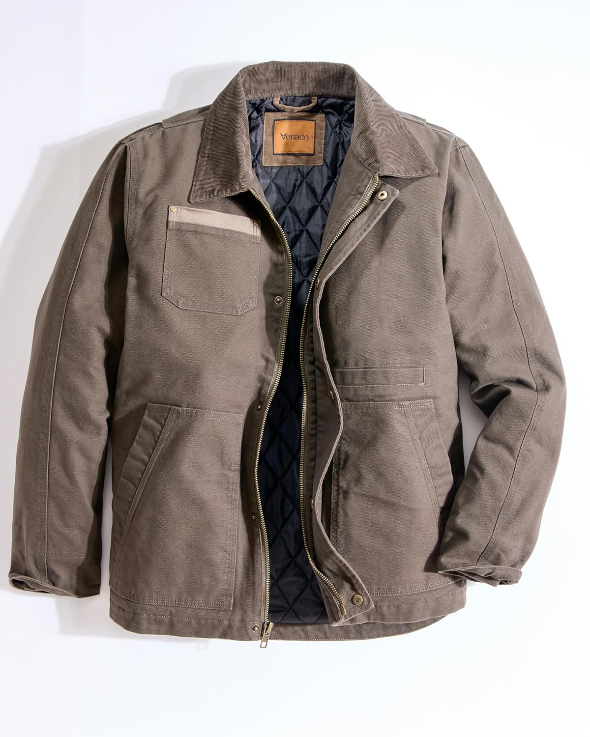 Venado Concealed Carry Jacket for Men - Heavy Duty Canvas - Conceal Carry Pockets - Image 4