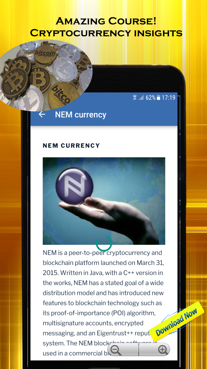 Cryptocurrency Course: Litecoin, Eth, Ripple, Bitcoin, Dash, Block chain -  Application sur Amazon Appstore