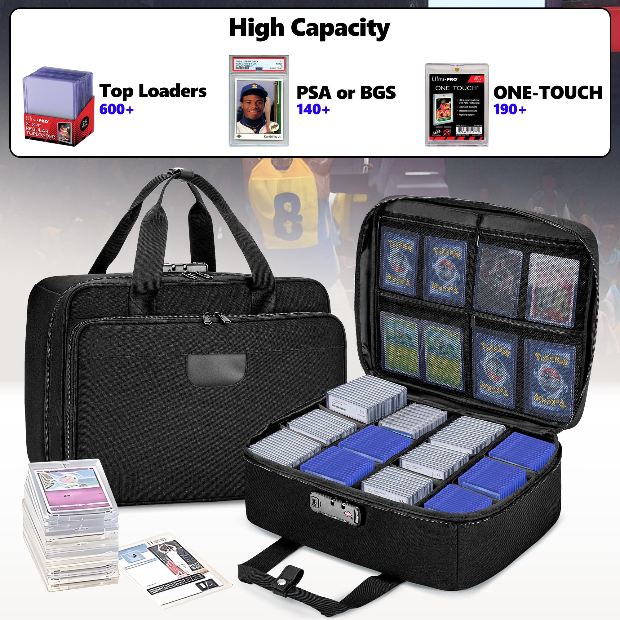 Rexmica Graded Card Case Deck Bag Holder Compatible with Magic The Gathering Cards - Image 2