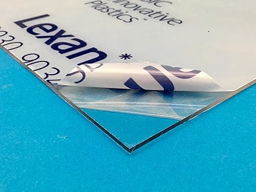 Lámina Lexan de policarbonato transparente - 1/8" (18" x 24")