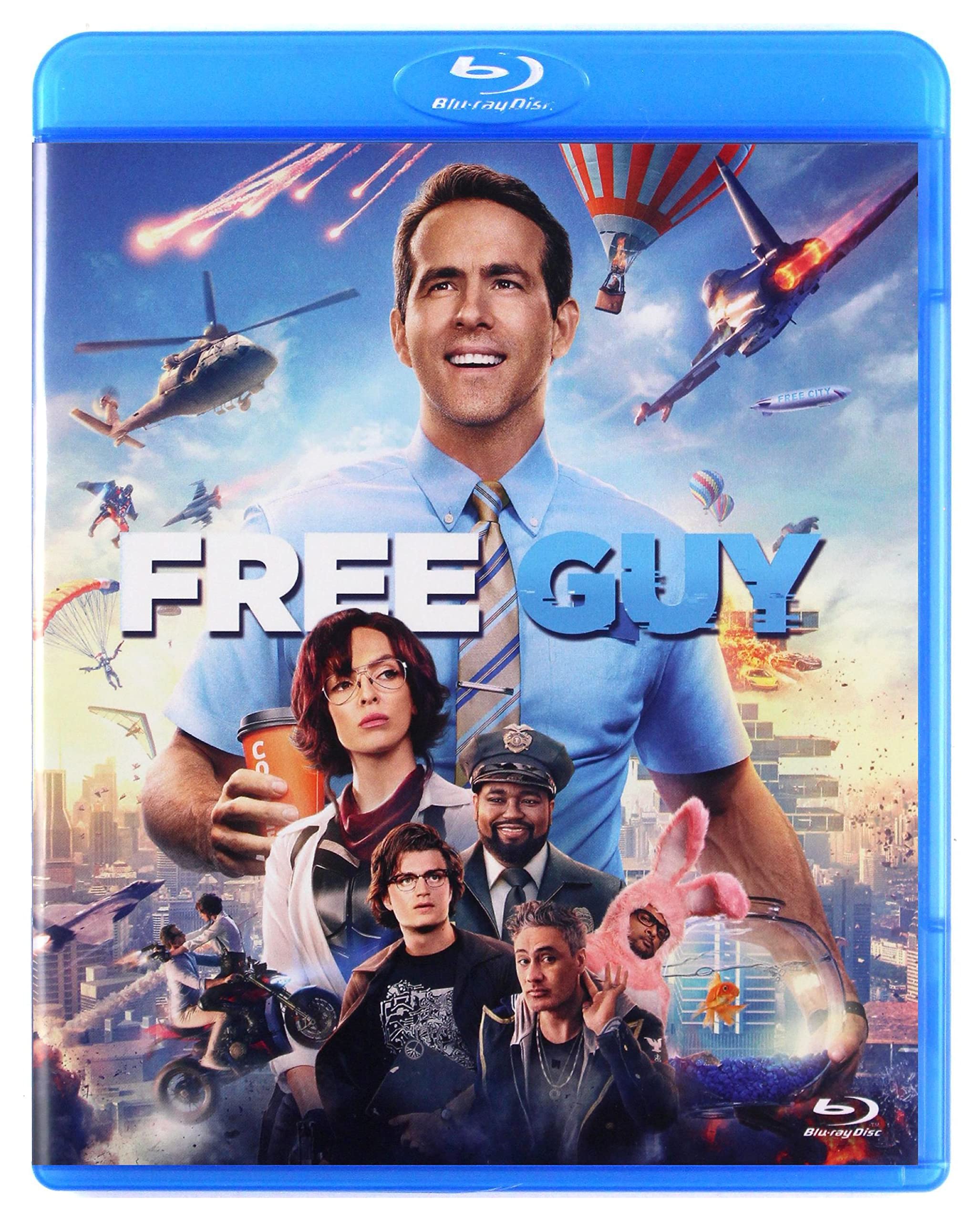 Free Guy Blu-Ray Región B con audio y subtítulos en español para reproductores europeos