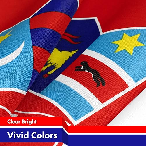 Vista 97 de G128 LiteWeave Pro Series - Bandera de Israel 3 x 5 pies LiteWeave Pro Series impreso poliéster 150D Bandera de país, interior y exterior