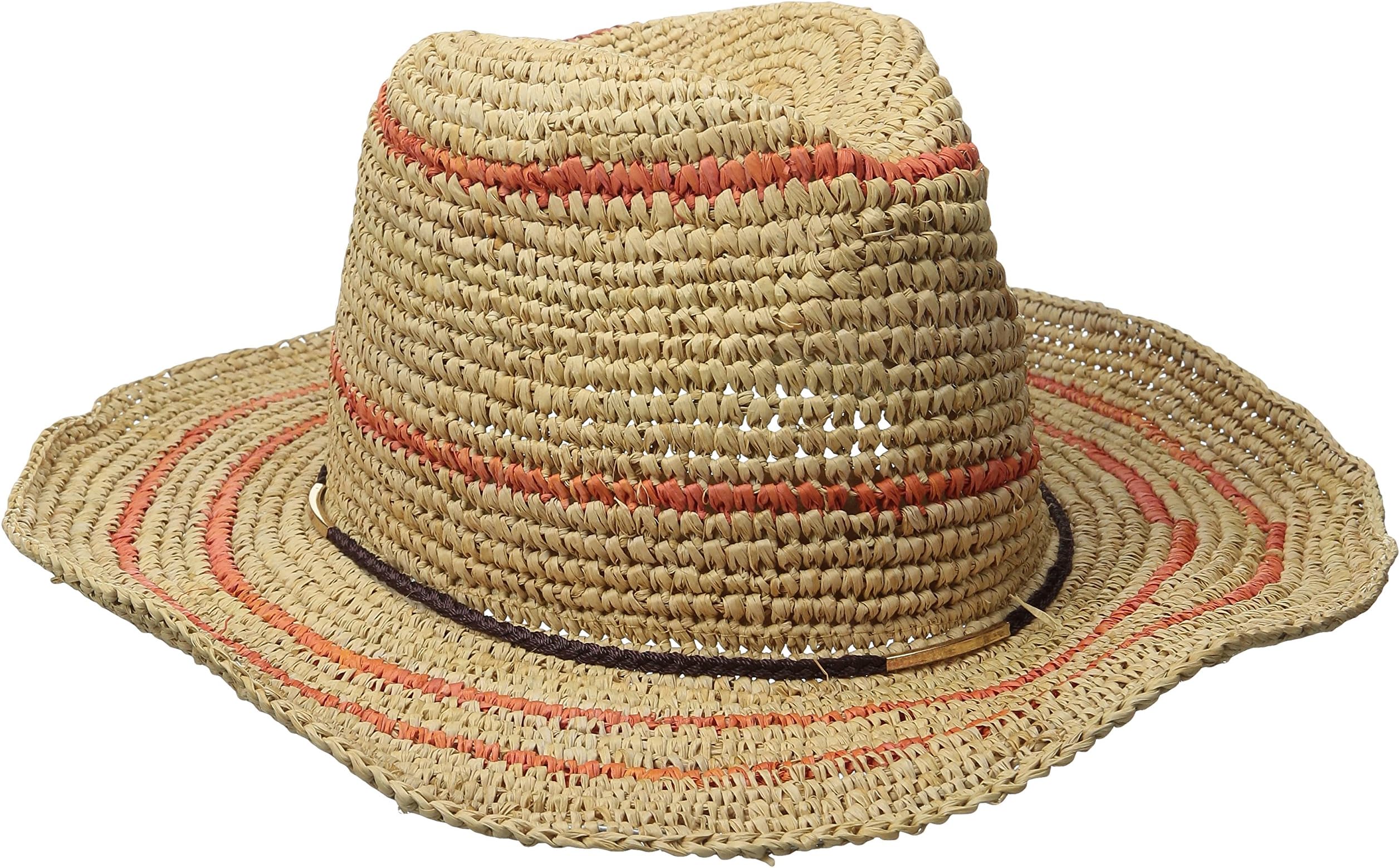 Callanan Women's Striped Raffia Western Hat