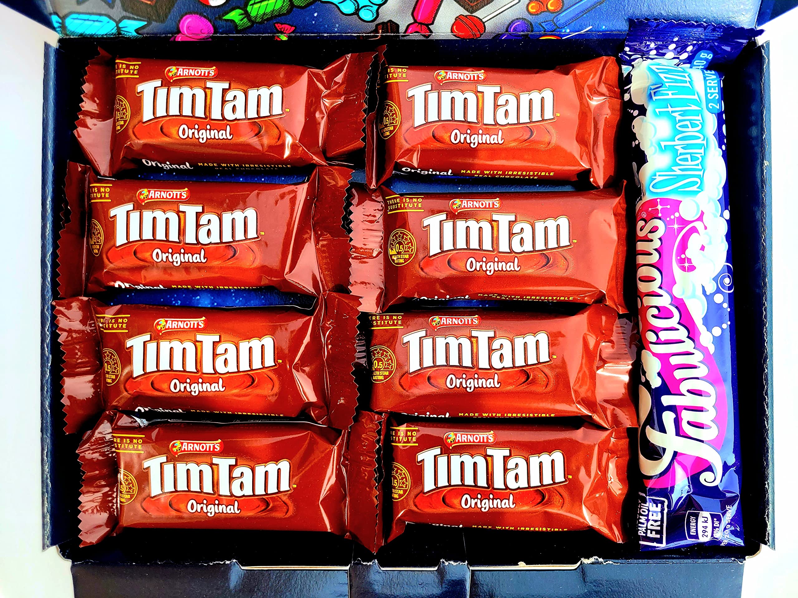 CANDYPLANET Arnotts Tim Tam Australian Biscuits Box | Individually Wrapped | Homesick Aussie Kiwi Food | Christmas Stocking Filler Hamper
