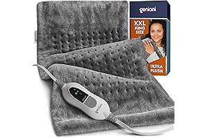 Sunbeam King-Size Moist/Dry Heating Pad: Experience Ultimate Comfort and Pain Relief