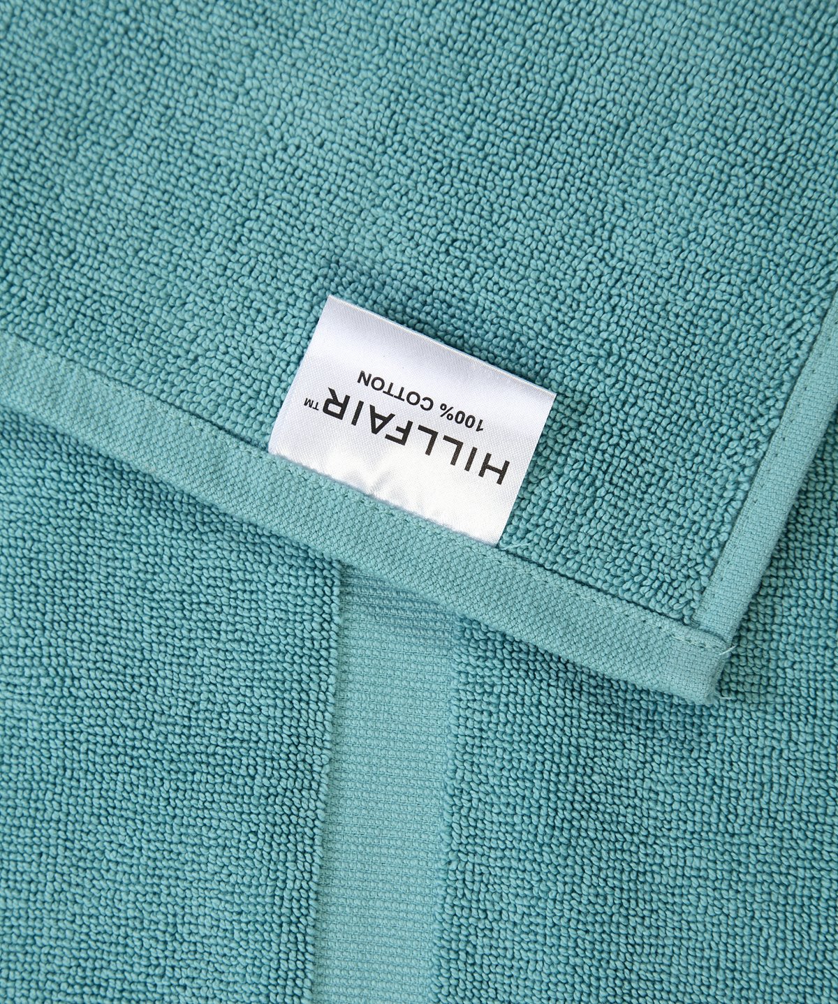 HILLFAIR 900 GSM-Hotel-Spa wanna-prysznic mata podłogowa mata podłogowa - (2 sztuki, woda, 53 cm na 81 cm) - 100% bawełniana mata łazienkowa ring-spun/dywaniki łazienkowe, można prać w pralce