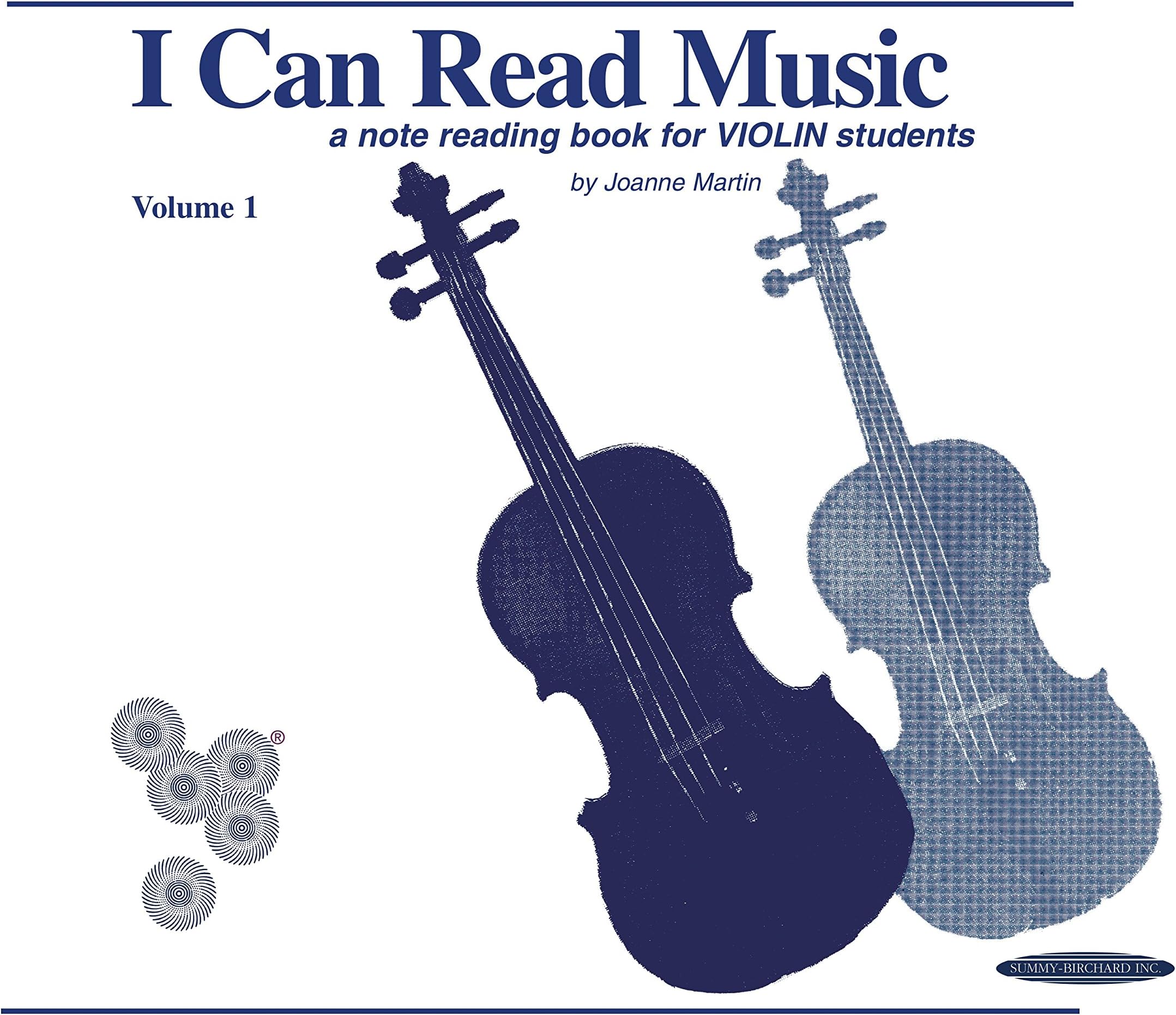 I Can Read Music, Volume 1: A note reading book for VIOLIN students