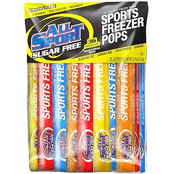 All Sport Zero All Sport Hydration Freezer Pops, 36 CT Variety Pack Sugar-Free 36 Count Pack of 1