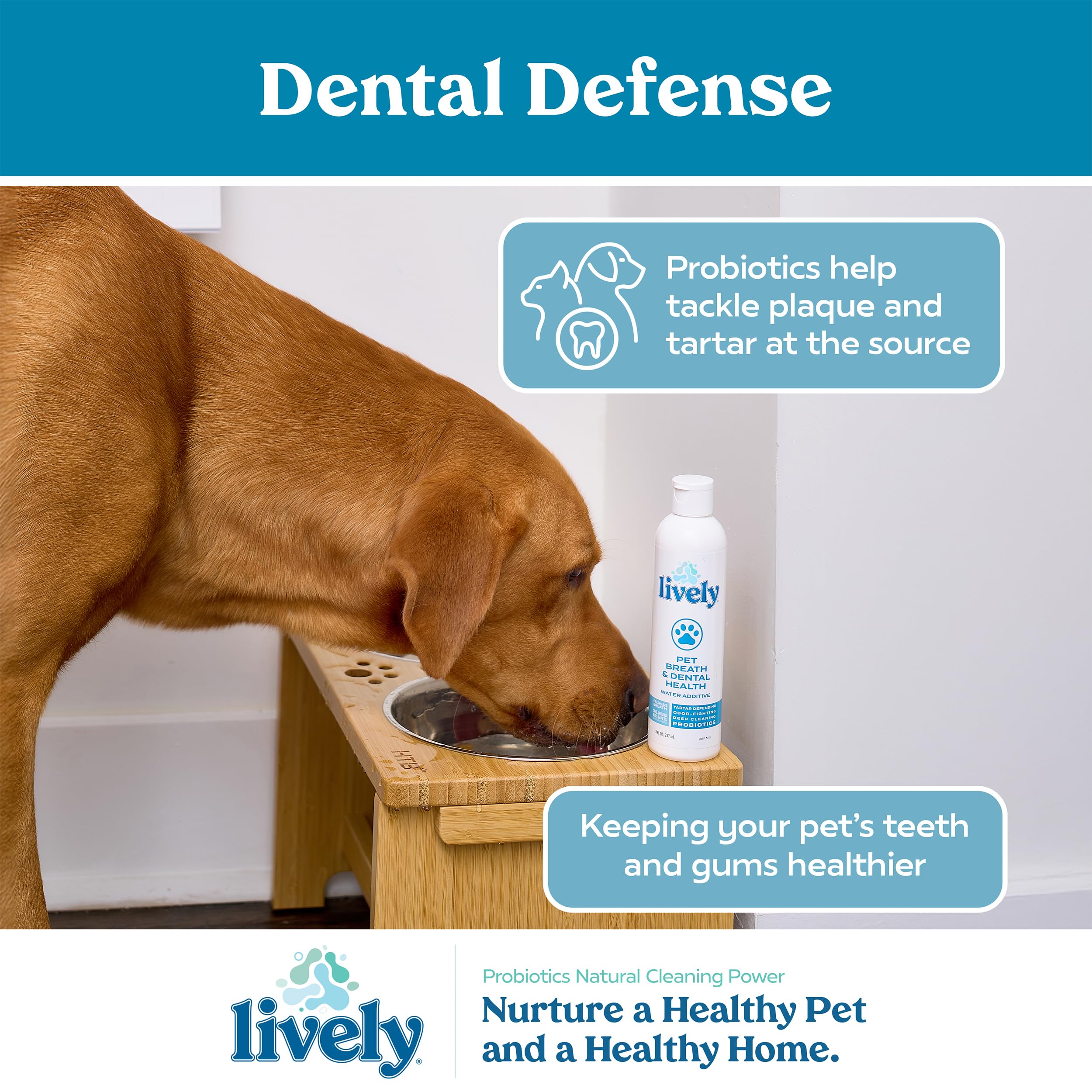 Lively Pet Breath & Dental Health Water Additive - image 2