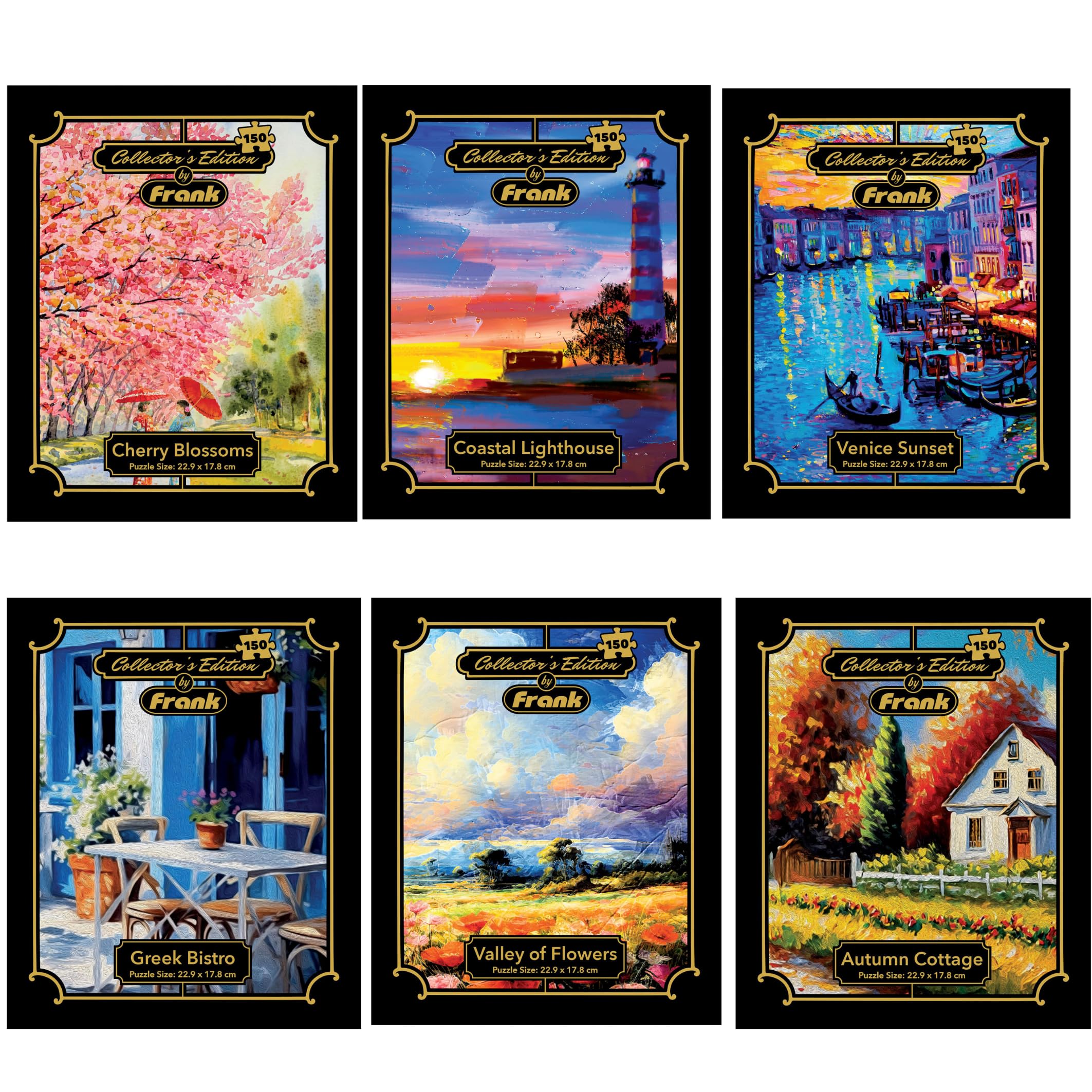 Frank Collector's Edition Jigsaw Puzzles - 6 Pack -1 Frank Collector's Edition Jigsaw Puzzles - 6 Pack -1
