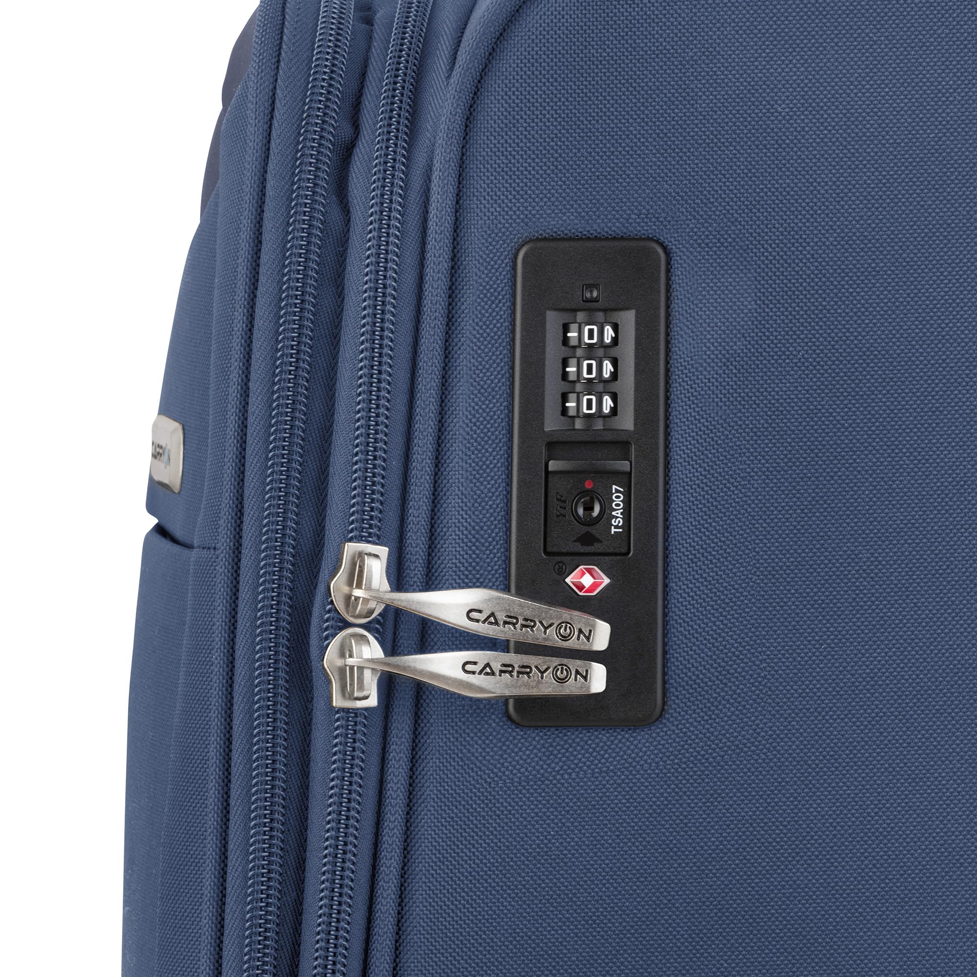 Air – Valigia morbida da cabina 55 cm 41 litri leggera con serratura TSA (Blu, Piccolo)