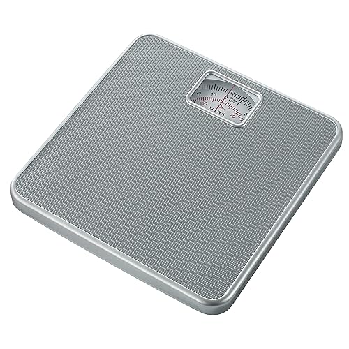 Miniatura 8 de Salter 433 SVDR - Báscula mecánica de baño, báscula de peso corporal con capacidad de 264.6 lbs, plataforma grande con alfombrilla antideslizante,