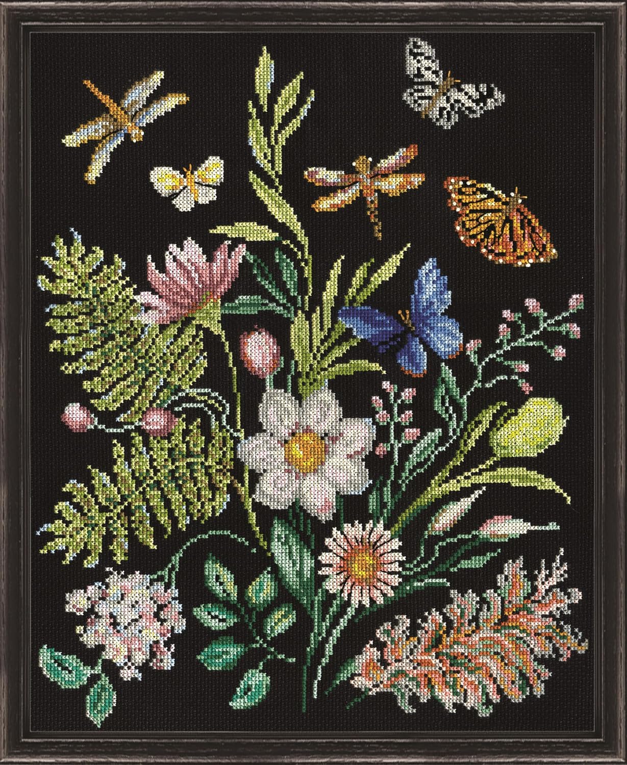 Design Works Crafts Midnight Botanical Counted Cross Stitch Kit