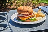 Vista 7 de Cuisinart Kit para Hamburguesas Smash, Prensa de Hierro Fundido, Espátula, Agitador para Condimentos y Papeles para Hamburguesas para Cocciones