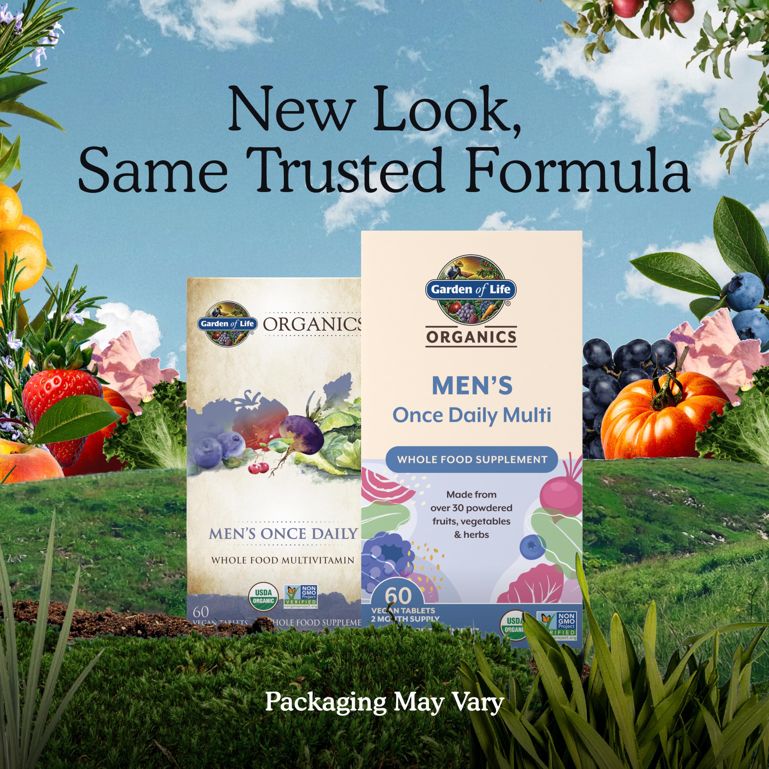 Garden of Life Organics Men's Once Daily Multivitamin, 60 Tablets — Amazon image 2