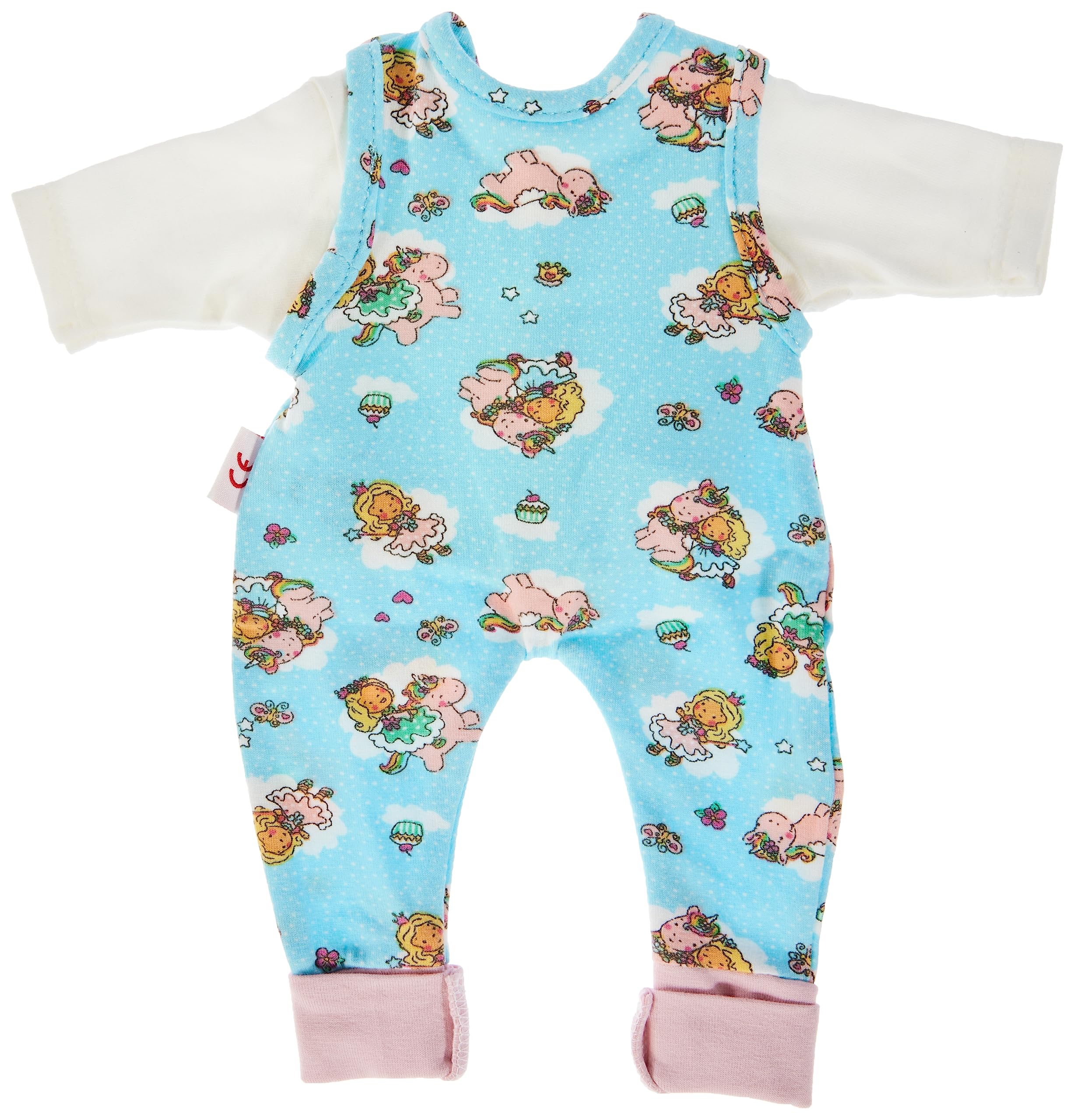 Heless - Romper with T-Shirt for Emil Unicorn Doll and Fairy Emma Size 28-35 cm, 10128298, Medium