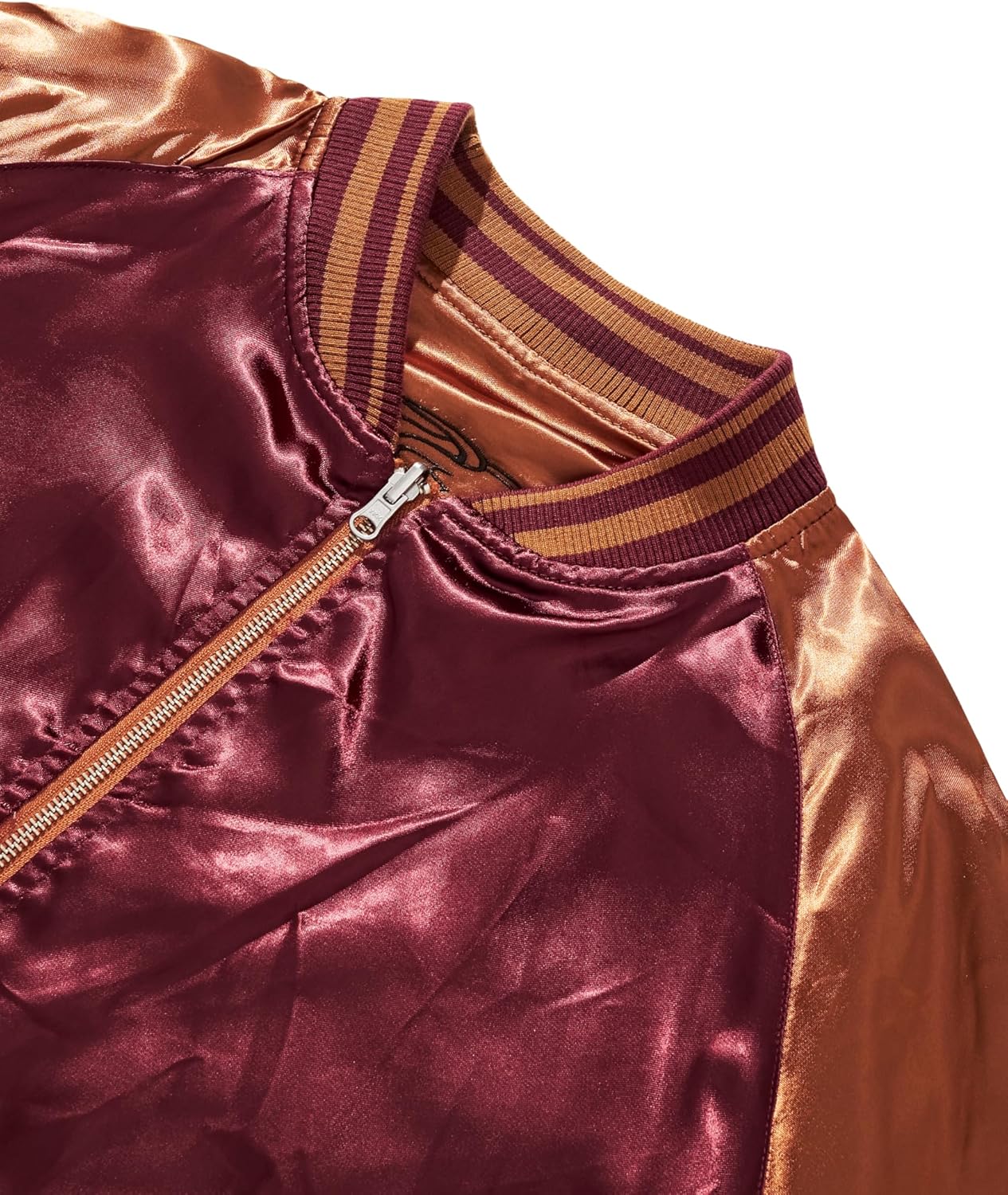 Lion Embroidered Men's Bomber Jacket Hip Hop Streetwear Vintage Japanese Style Windbreaker Coat for Spring Fall - Image 4