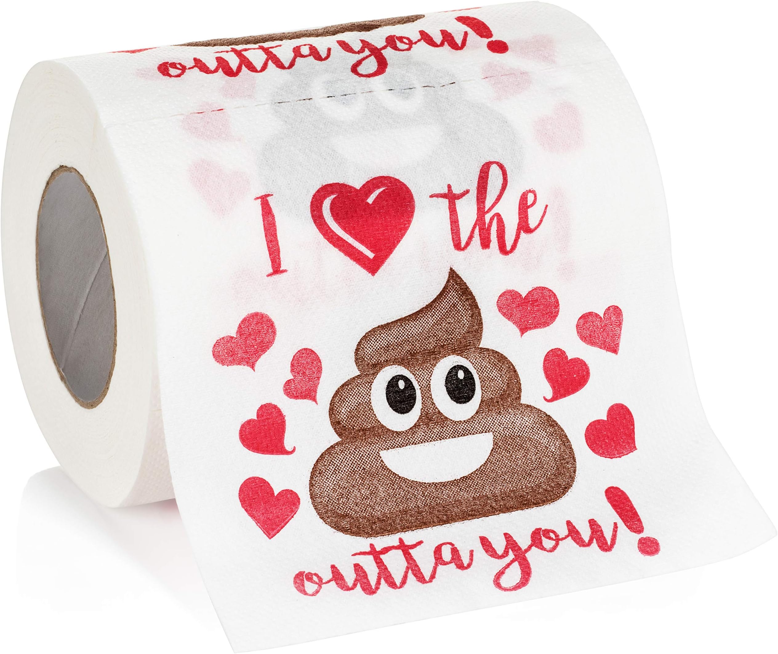 Maad Romantic Novelty Toilet Paper - Funny Gag Gift for Valentine's Day or Anniversary Present