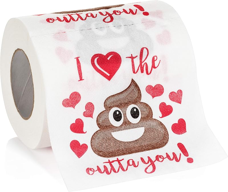 Romantic Novelty Toilet Paper - Funny Gag Gift for