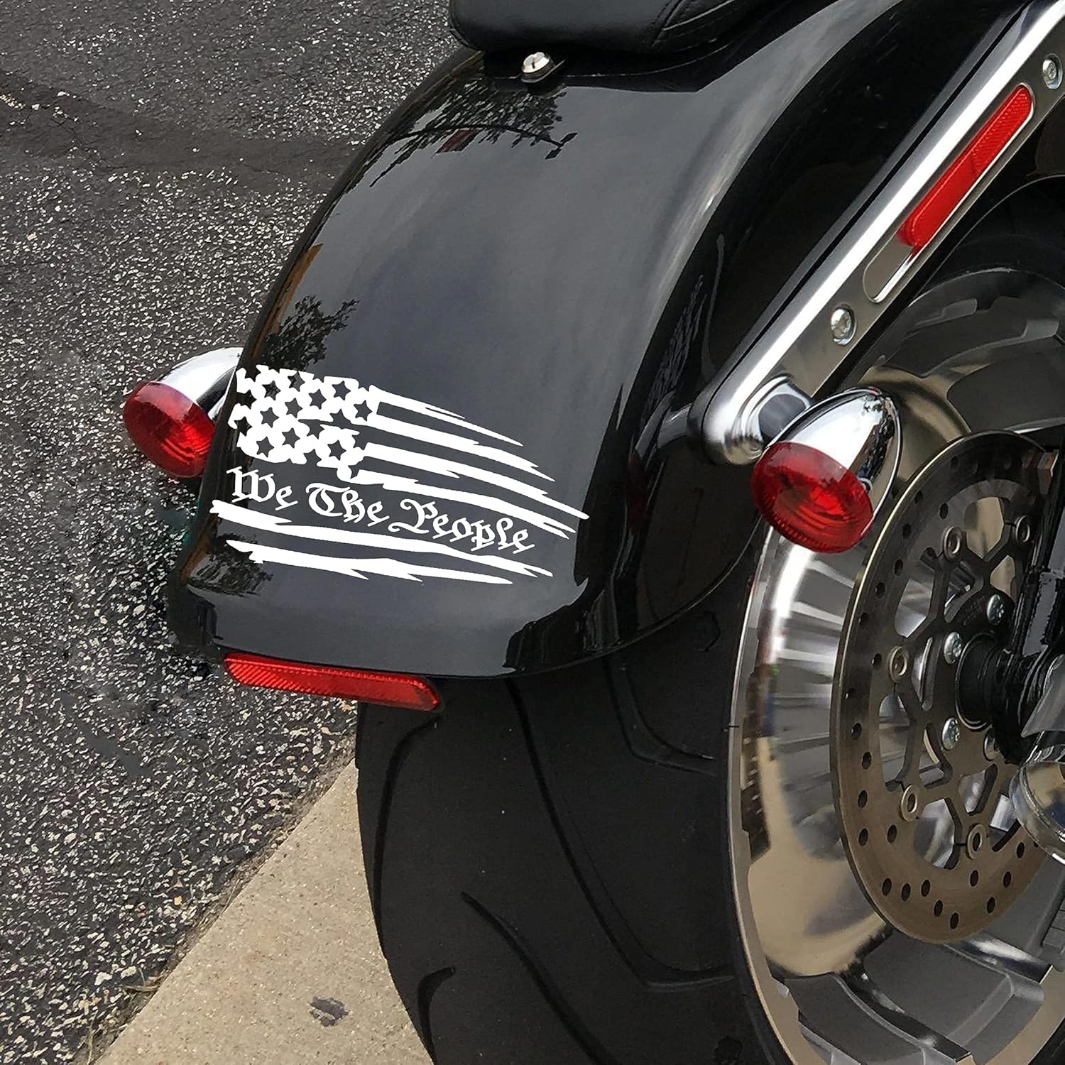 MAZ DISTRIBUTIONS – We The People Sticker – Vinyl Decal for Laptop – Removable Waterproof Sticker for Waterbottle – Useable Indoor and Outdoor for Mailbox – Easy use for Car, SUV and Van – MAZ 413 - Image 5