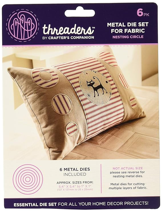 Gemini Threaders Metal Fabric Nesting Dies 6/PkgCircle Amazon.in