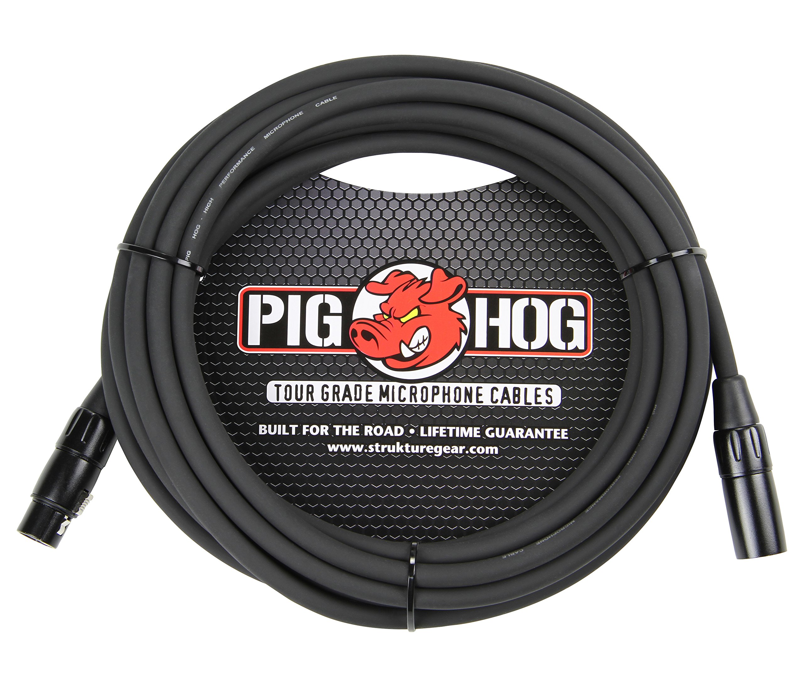 Pig Hog PHM25 High Performance 8mm XLR Microphone Cable, 25 feet