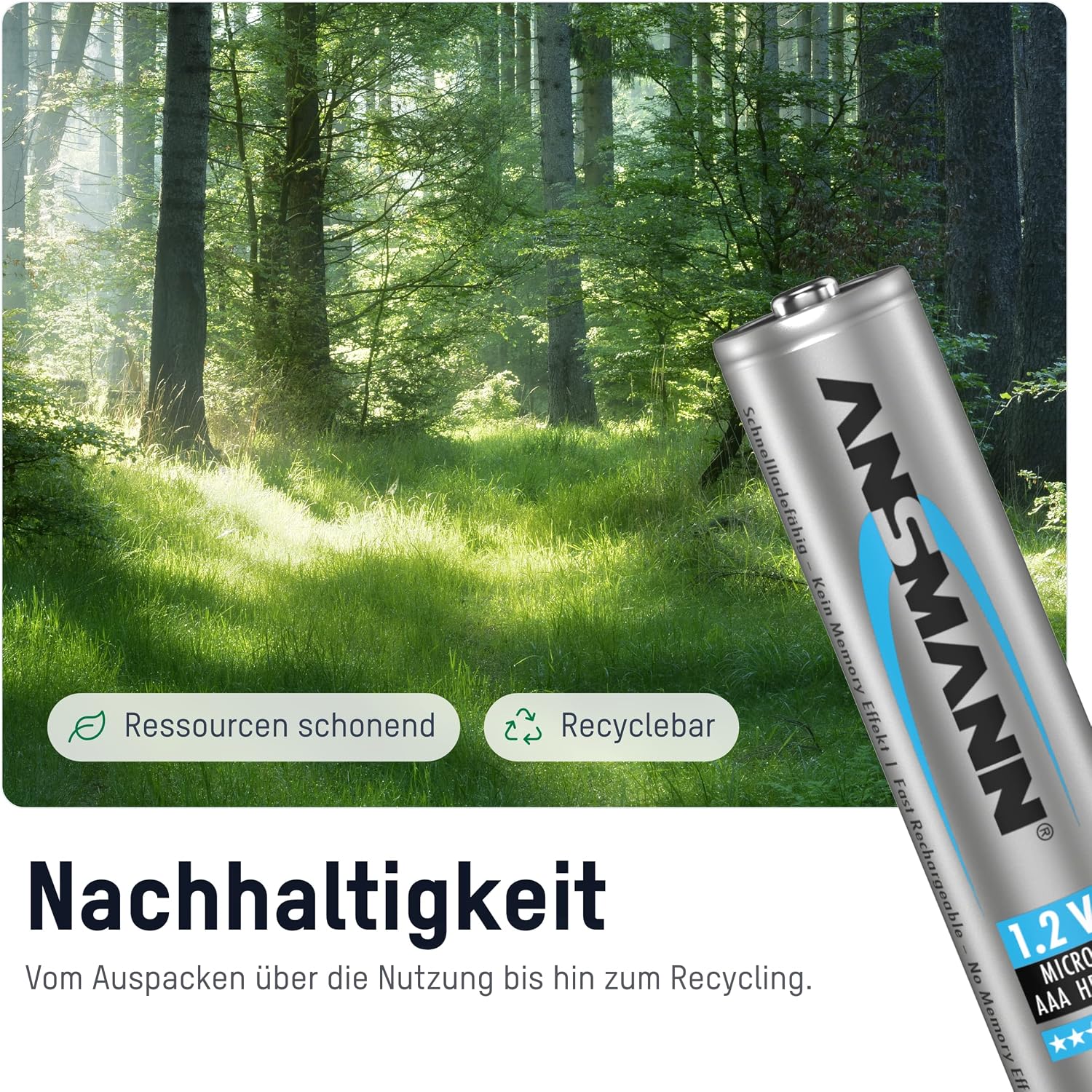 Ansmann Max E AAA 800 4pk Low Self Discharge