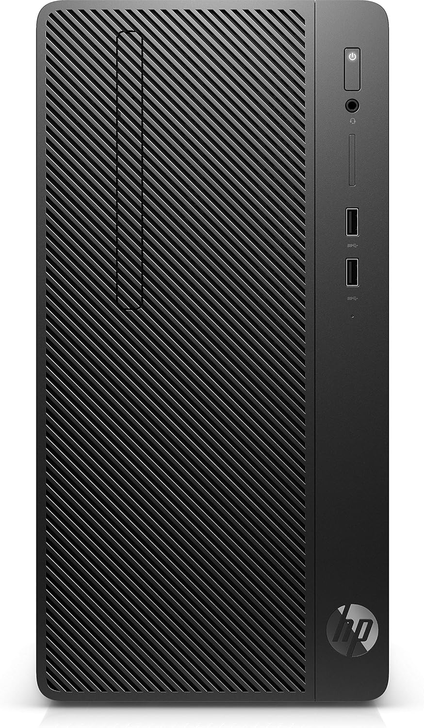 Front view of the HP TPC W043 MT Micro Tower Desktop PC