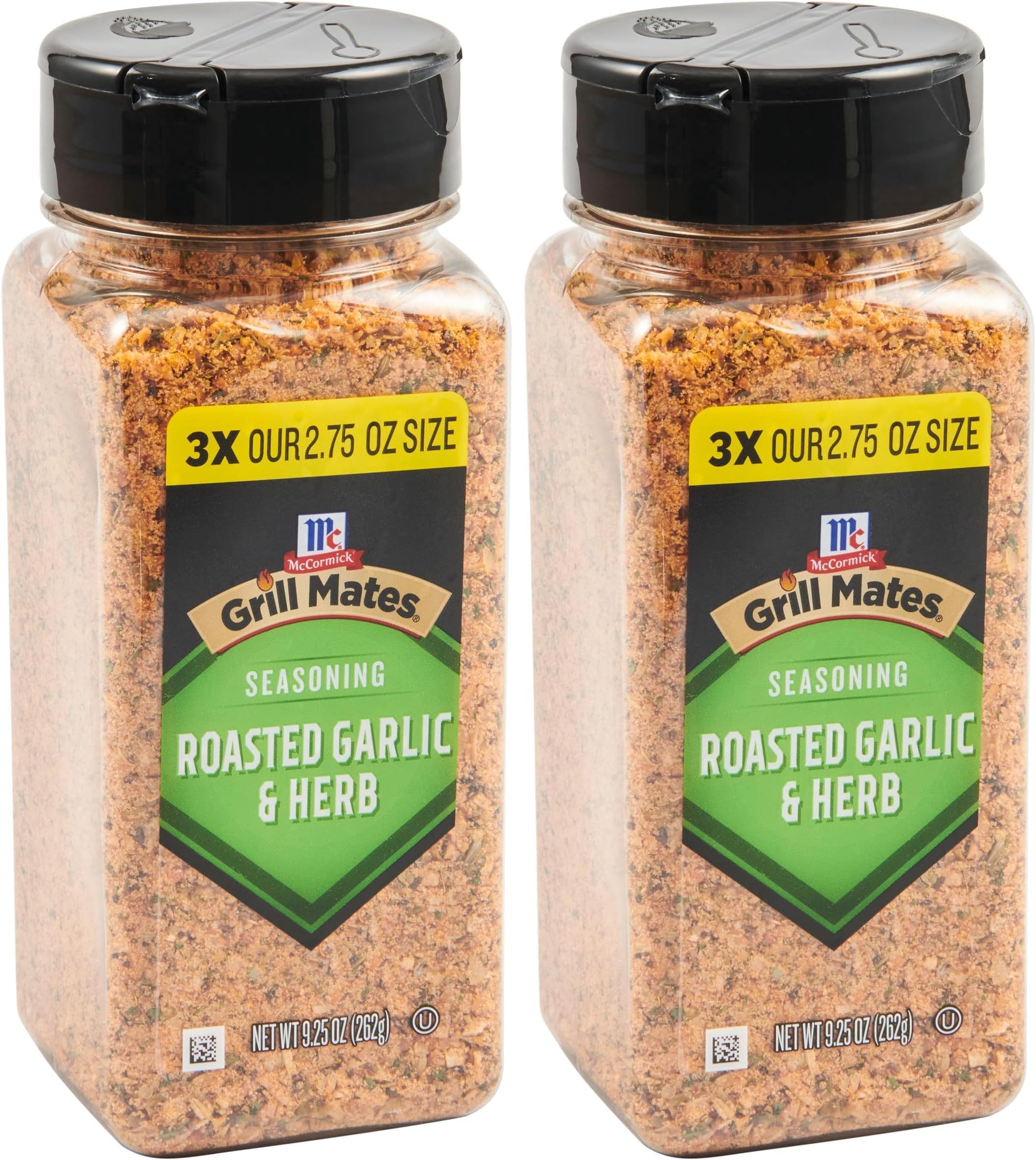 Grill Mates Roasted Garlic & Herb Seasoning, 9.25 oz (Pack of 2)