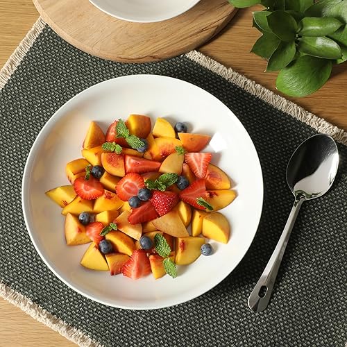 Miniatura 3 de Gibson Home Landsworth - Juego de utensilios para servir de acero inoxidable de 5 piezas, cucharón, cuchara ranurada, espumadera, volteador, cuchara