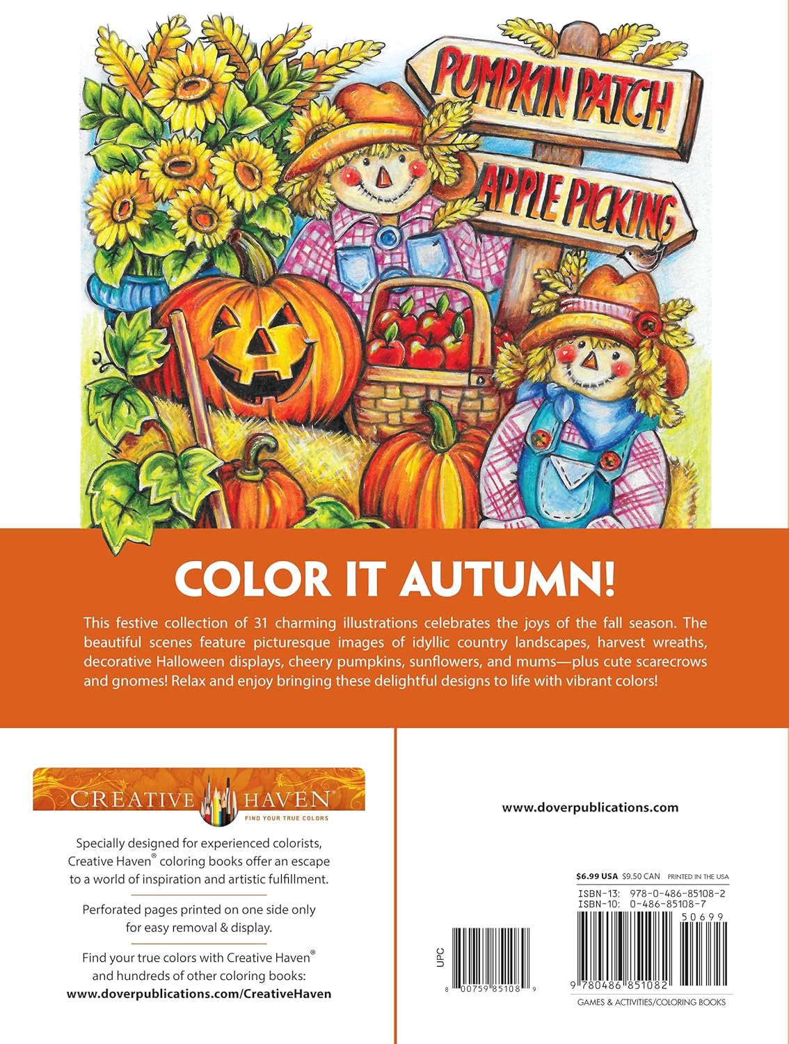Autumn Harvest Coloring Book for Adults 3 Autumn Harvest Coloring Book for Adults - Image 3