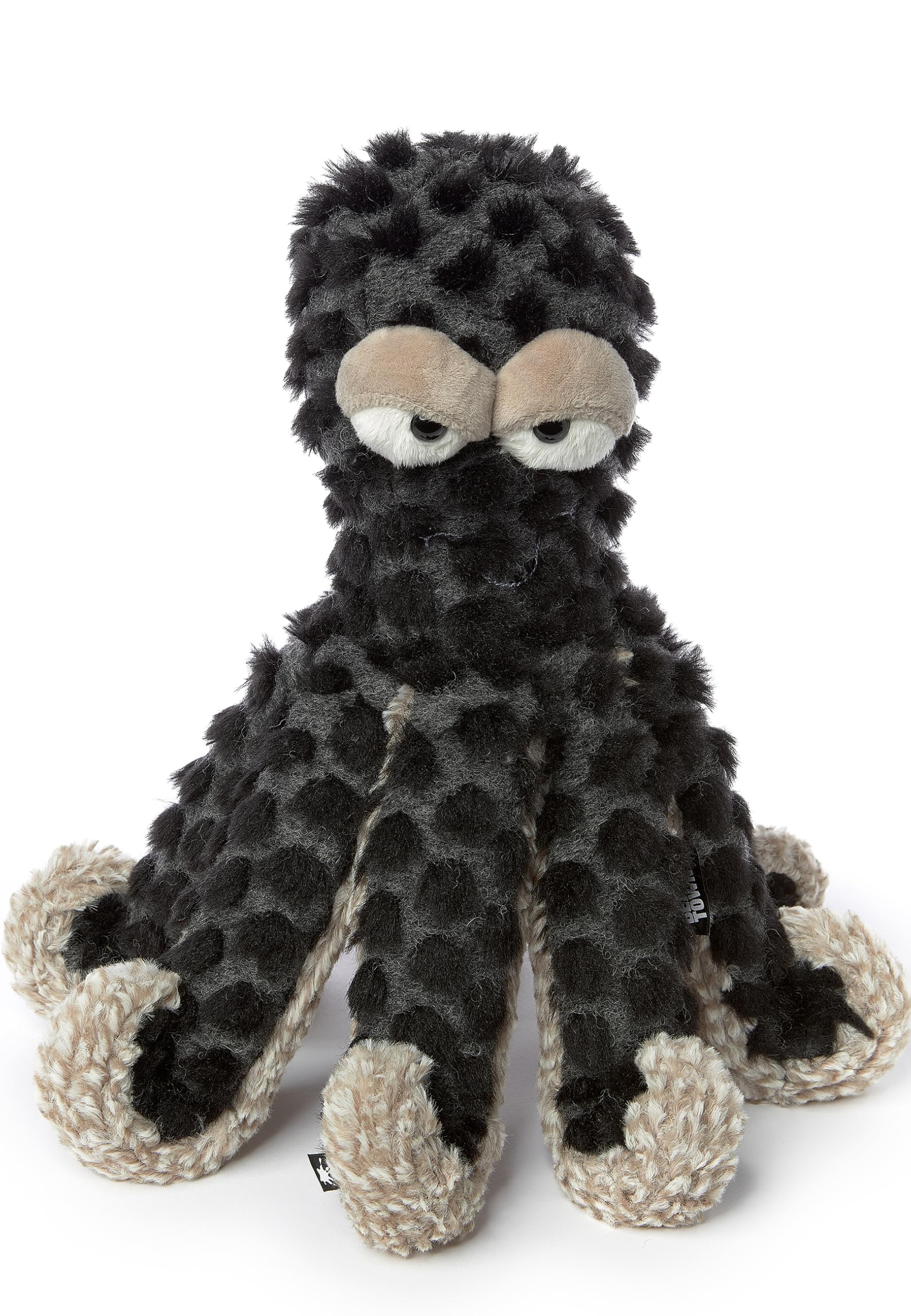 SIGIKID 39638 Deep Water Dandy BeastsTown Oktopus für Mädchen Jungen und Erwachsene Kuscheltier empfohlen ab 2 Jahren Grau-Schwarz/Oktopus