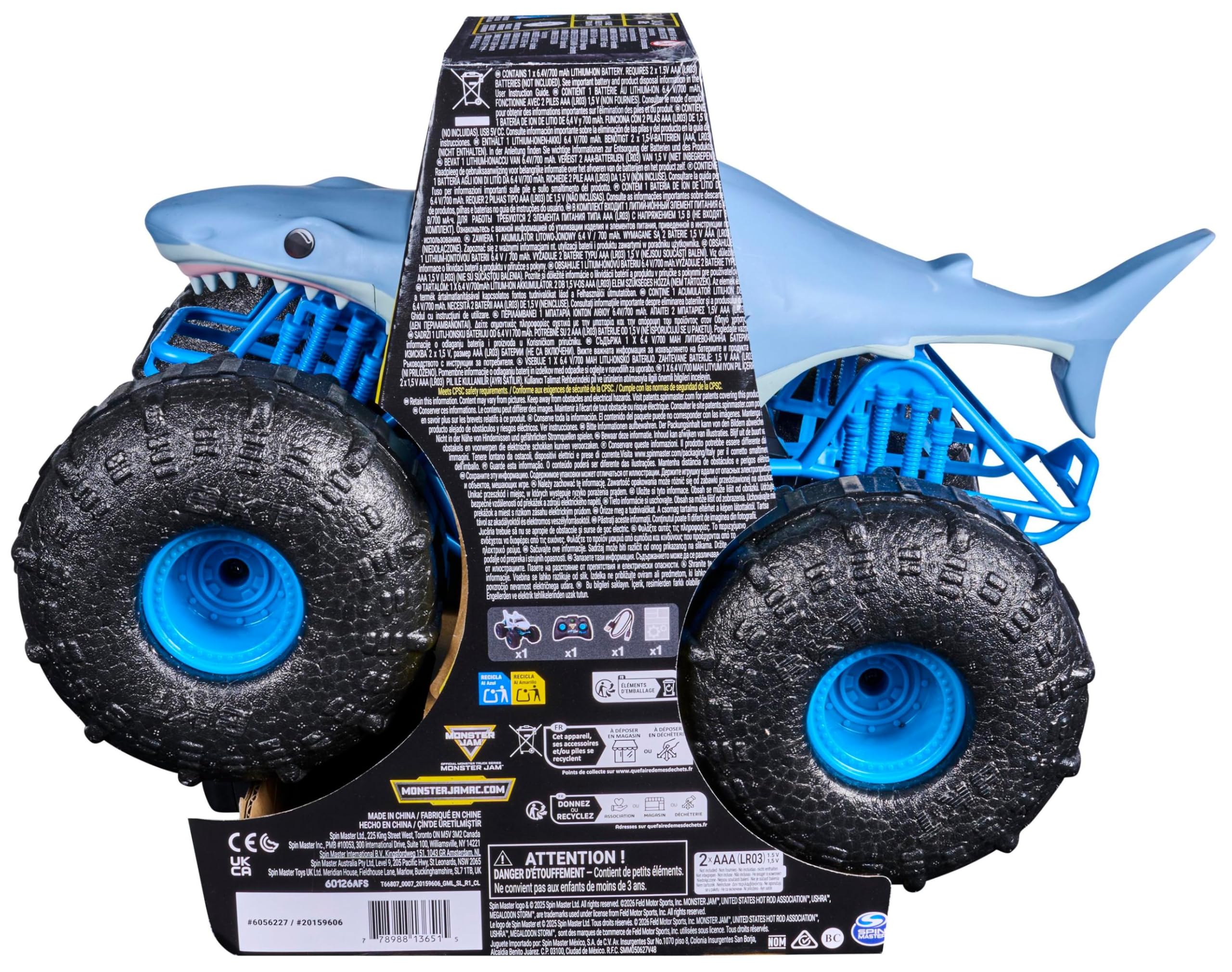Monster Jam Megalodon Storm RC Truck Amphibienfahrzeug Maßstab 1:15